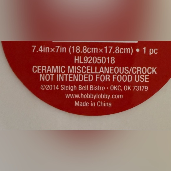 Adorable Santa Claus Face Utensil Crock- NWT - Picture 4 of 4